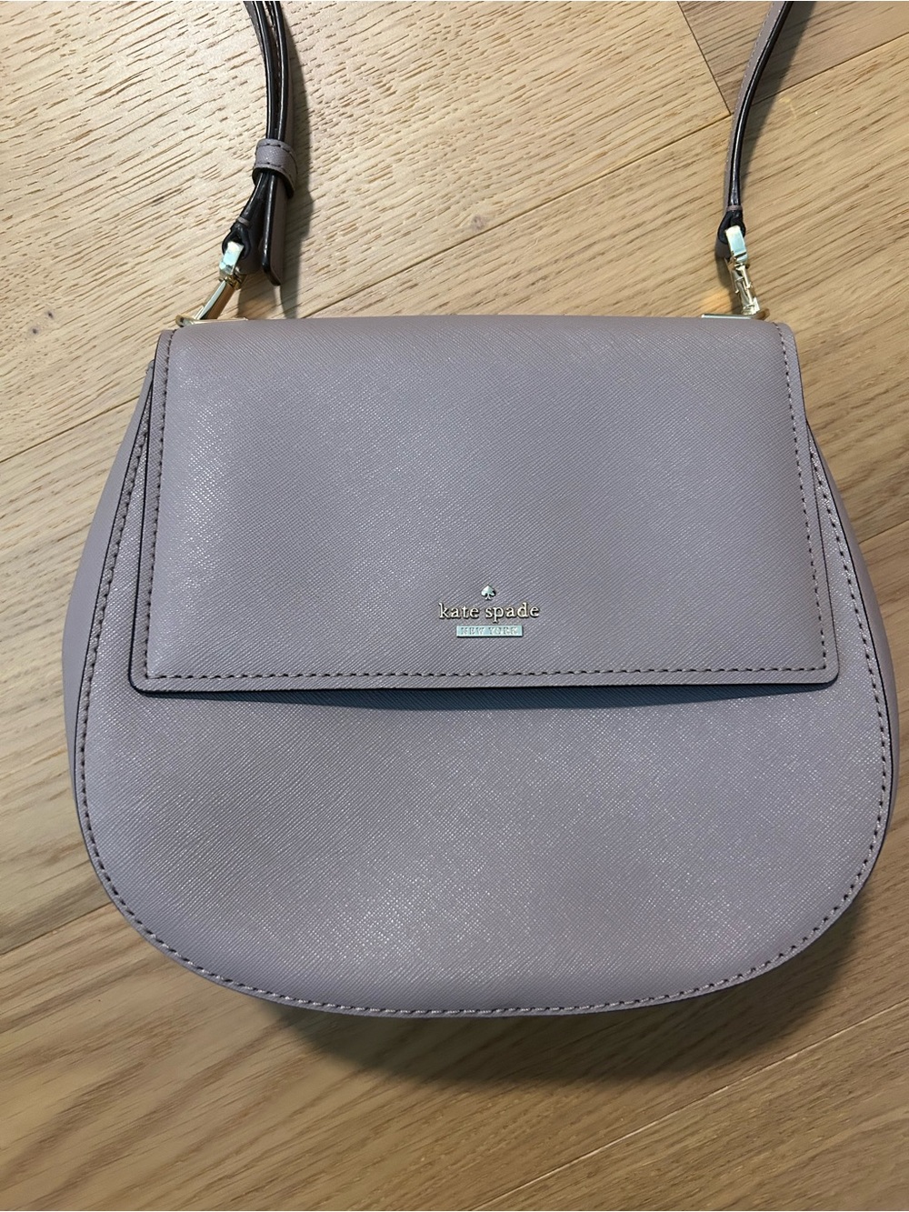 Kate Spade Saffiano Leather Saddle  (Byrdie Crossbody)